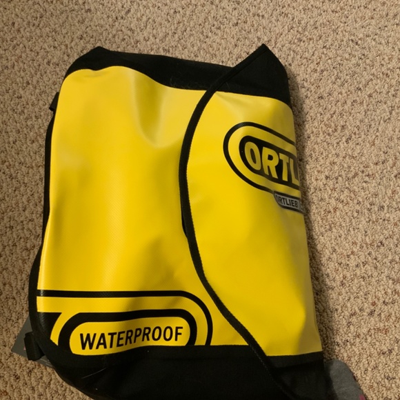 Yellow Waterproof Messenger Bag - Picture 4 of 4